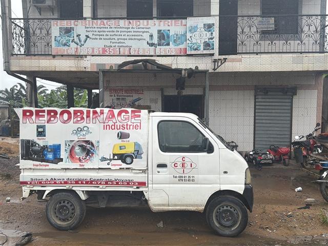 Façade de l'atelier de rebobinage et de maintenance